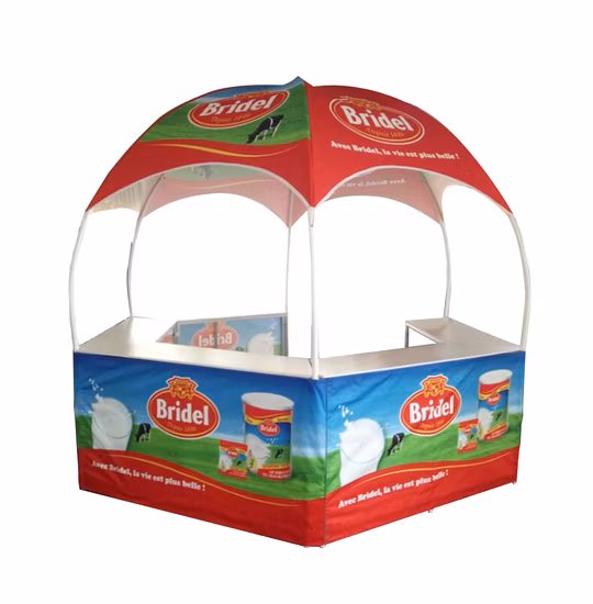 Tente de belvédère pliante d'auvent de chapiteau de publicité de salon commercial de promotion extérieure faite sur commande